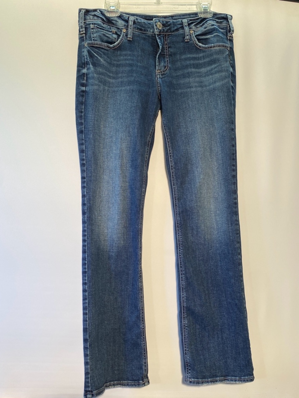 Silver Jeans Women's Britt Boot Cut Blue Denim Jeans